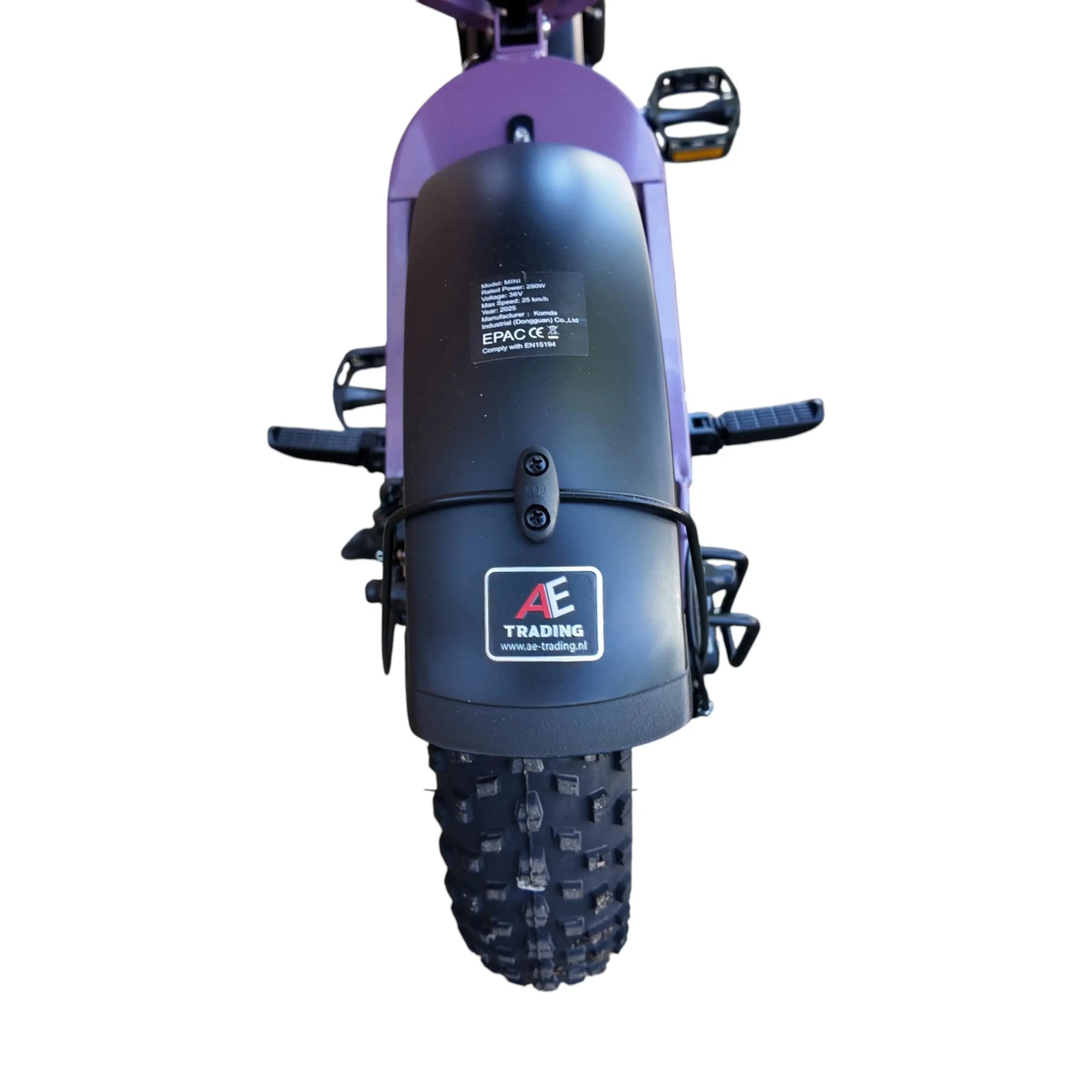 QmWheel V20 Mini Fatbike - Paars - AE-trading