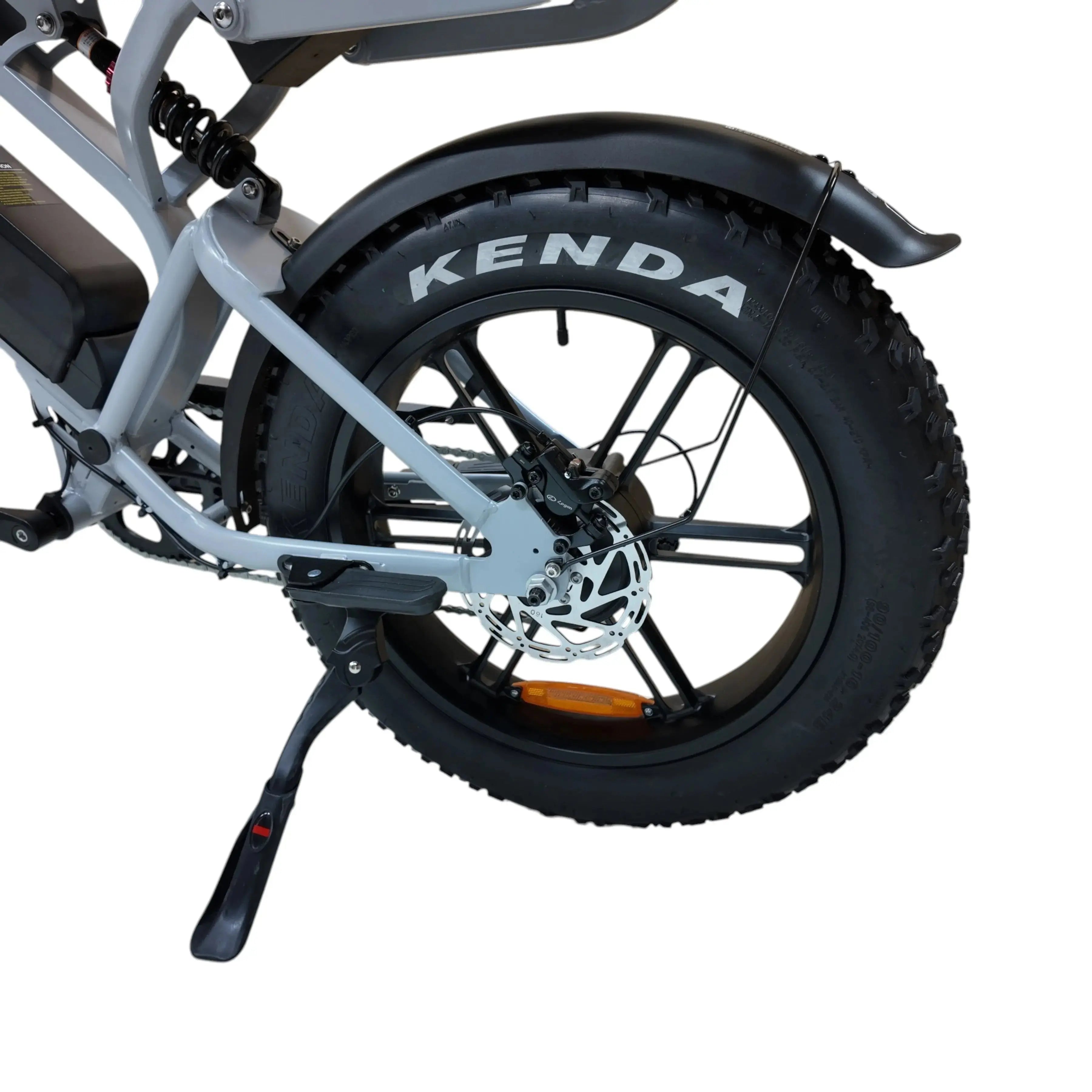 QmWheel V20 Pro Fatbike – Lichtgrijs – Inclusief Accessoiresset - AE-trading