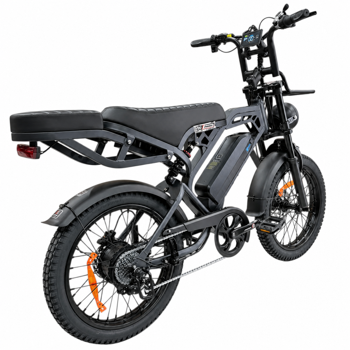 QmWheel V20 Pro Skinnybike – Donkergrijs – Inclusief Accessoiresset - AE-trading
