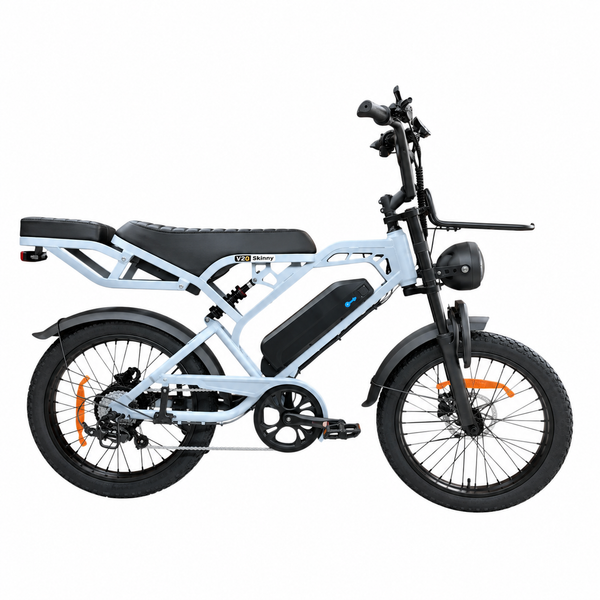 QmWheel V20 Pro Skinnybike – Lichtgrijs – Inclusief Accessoiresset