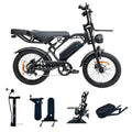 QmWheel V20 Pro Skinnybike – Zwart – Inclusief Accessoiresset - AE-trading