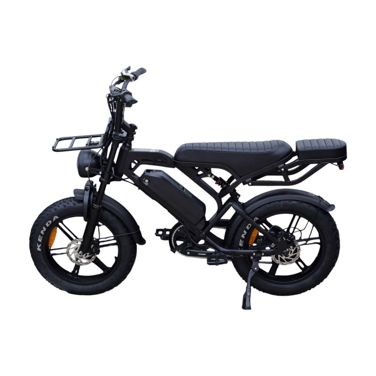 QmWheel V20 Pro fatbike — Zwart, incl. accessoireset - AE-trading