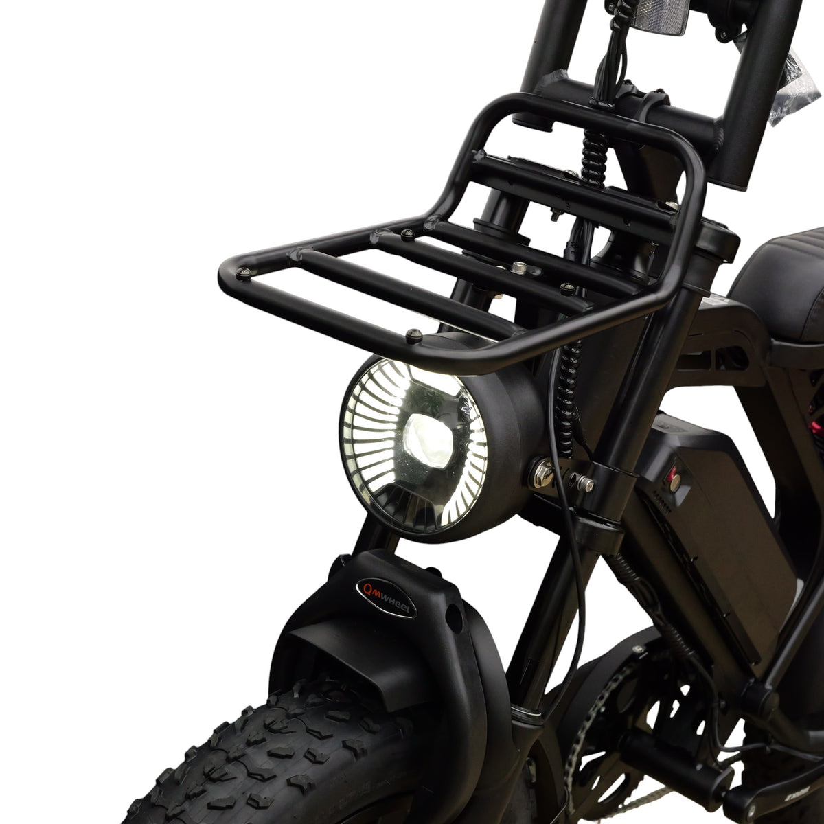 QmWheel V20 Pro fatbike — Zwart, incl. accessoireset - AE-trading