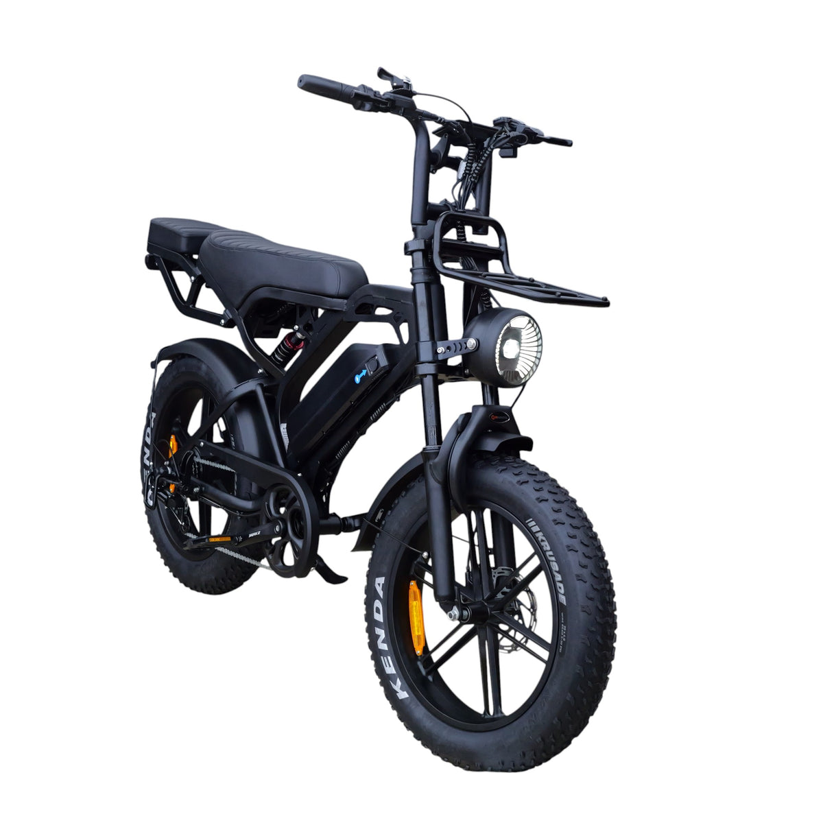QmWheel V20 Pro fatbike — Zwart, incl. accessoireset - AE-trading