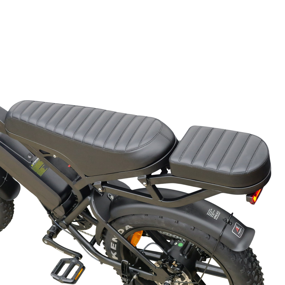 QmWheel V20 Pro fatbike — Zwart, incl. accessoireset - AE-trading