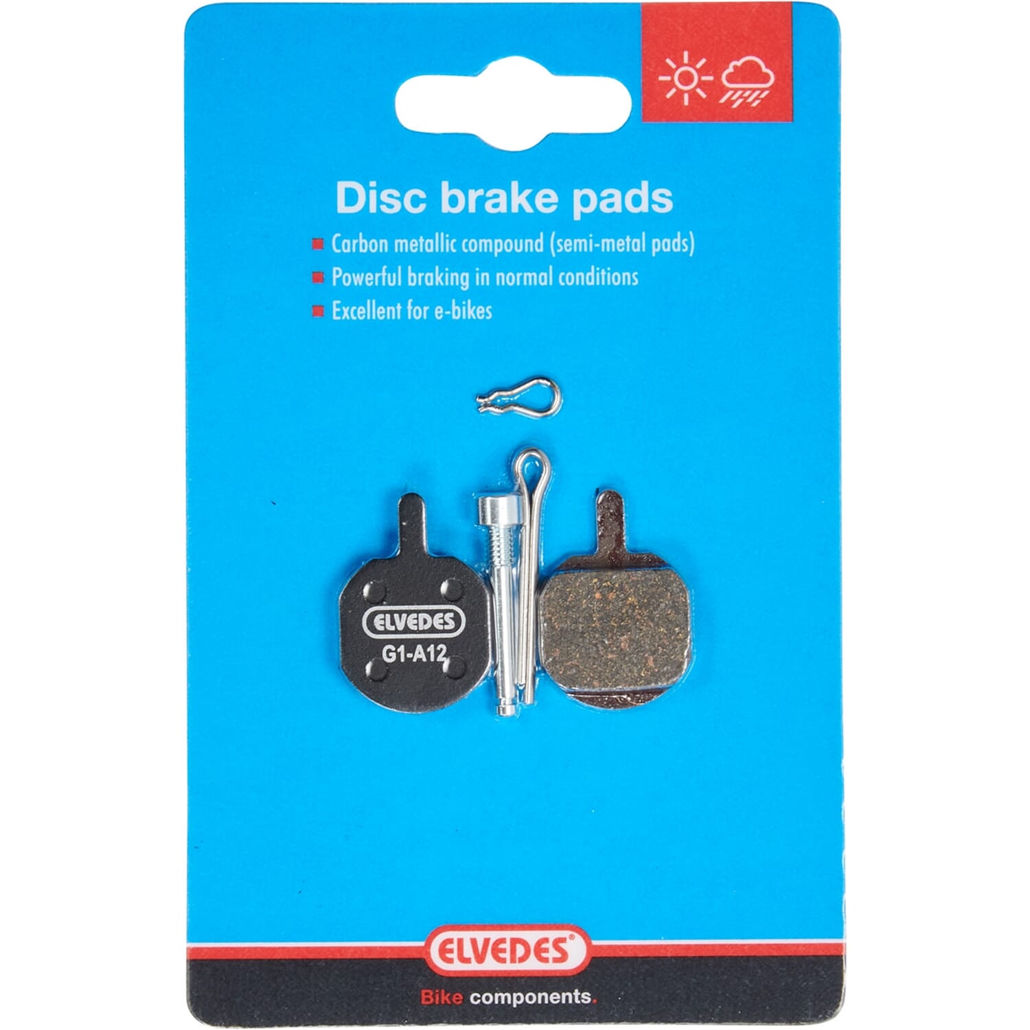 Elvedes schijfremblok Hayes Sole metallic carbon - AE-trading