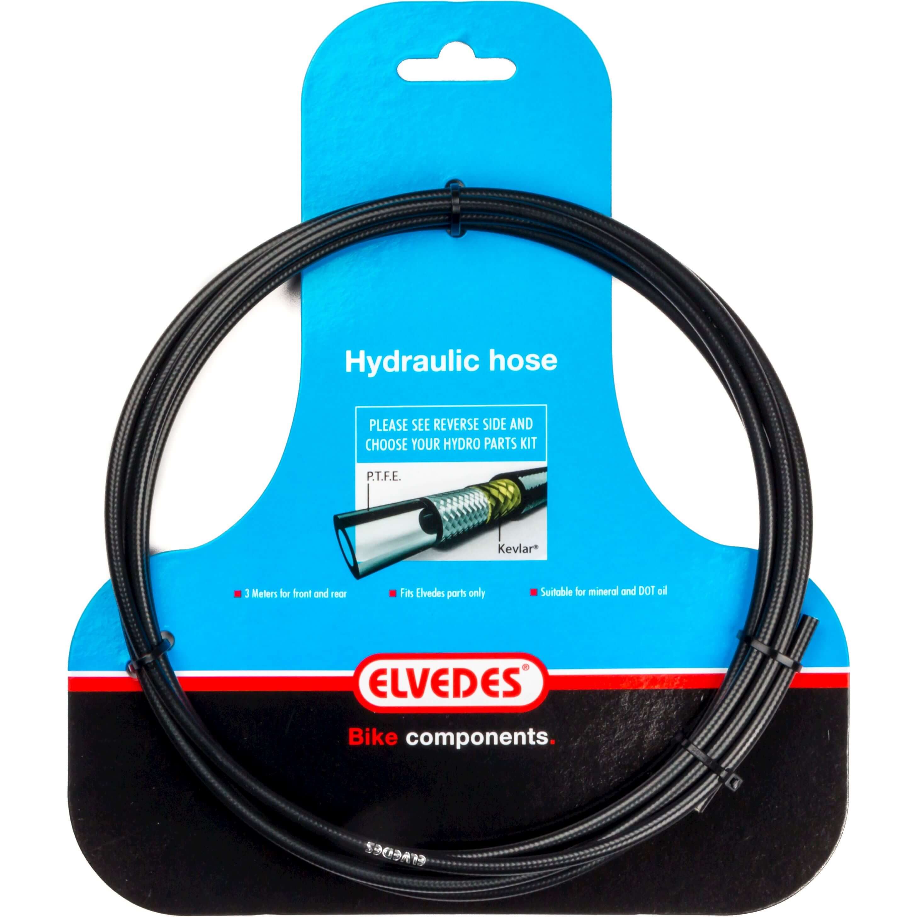 Elvedes hydro leiding 3m zwart - AE-trading