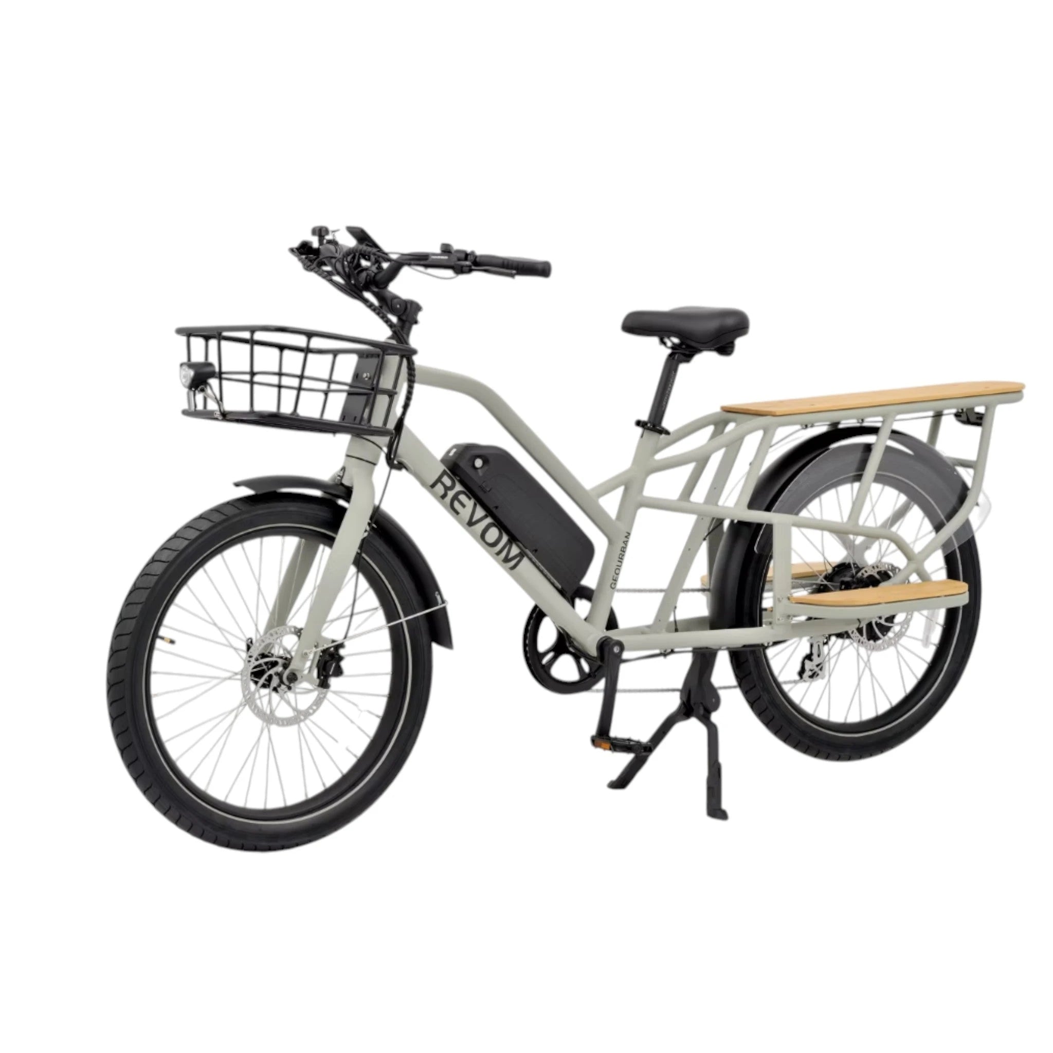 REVOM MULTI C1 - Elektrische Longtail - Olijfgroen - AE-trading