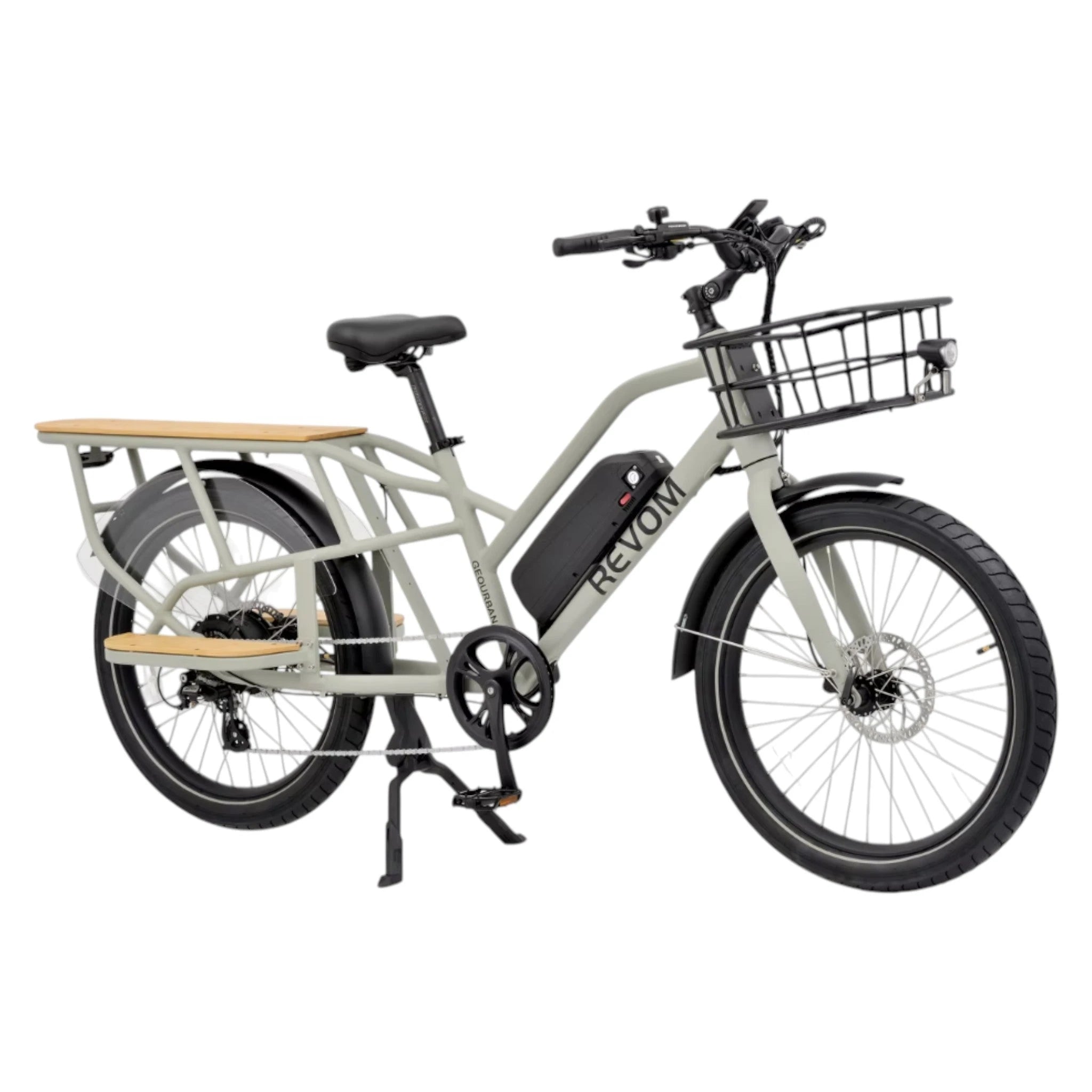 REVOM MULTI C1 - Elektrische Longtail - Olijfgroen - AE-trading