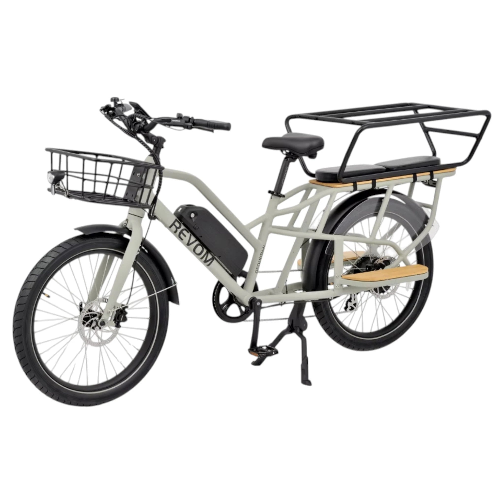 REVOM MULTI C1 - Elektrische Longtail - Olijfgroen - AE-trading