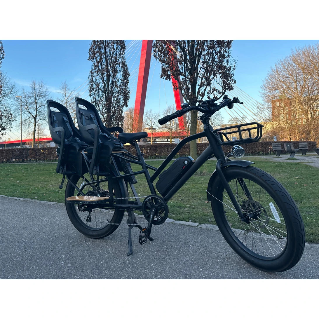 REVOM MULTI C1 - Elektrische Longtail - Mosgroen - AE-trading