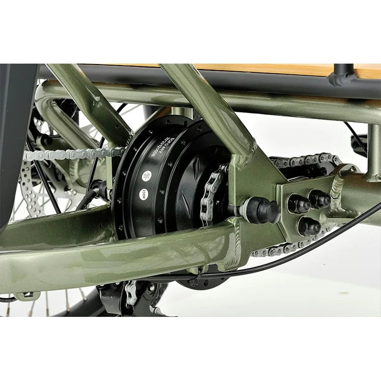 REVOM Mover T1 – 720Wh – Elektrische Driewieler Cargo E-bike - Blauw - AE-trading