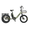 REVOM Mover T1 – 720Wh – Elektrische Driewieler Cargo E-bike - Olive green - AE-trading