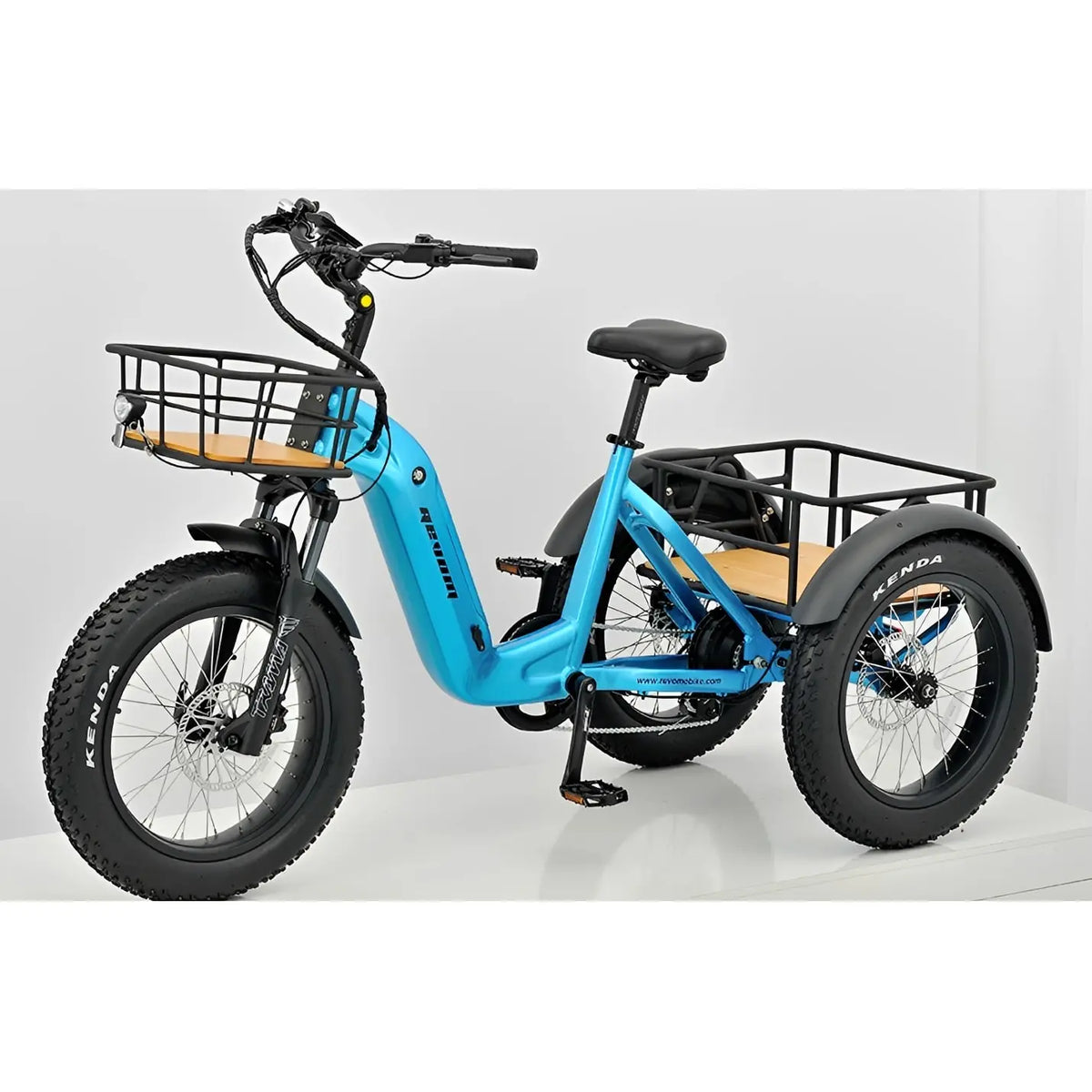 REVOM Mover T2 – Elektrische Driewieler - Blauw - AE-trading