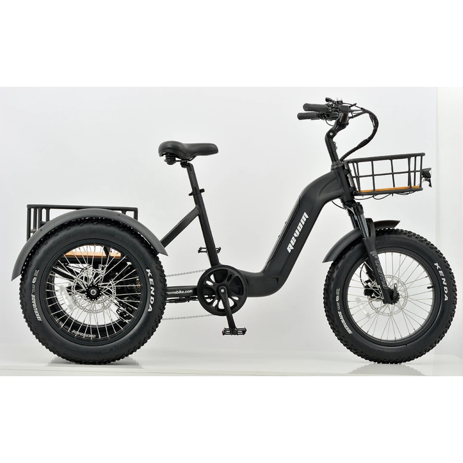REVOM Mover T2 – 720Wh – Elektrische Driewieler Cargo E-bike Zwart - AE-trading