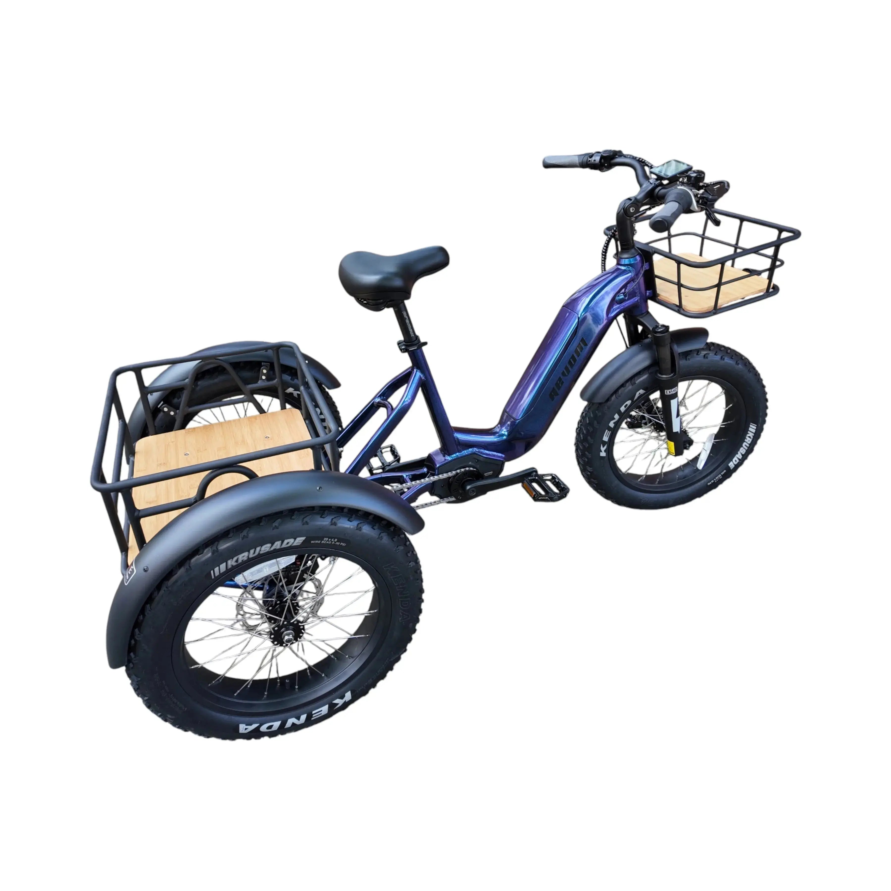 REVOM Mover T3 - Elektrische Driewieler - Donkerblauw - AE-trading