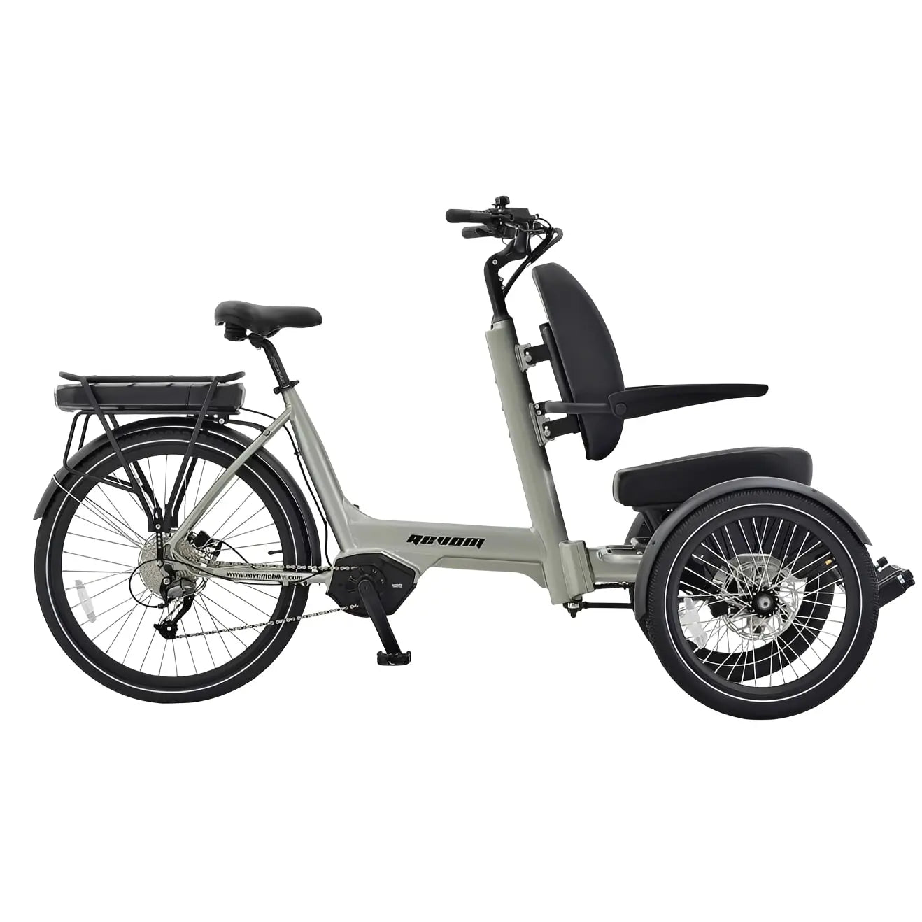 REVOM Mover T5 Elektrische Driewieler Fiets Met Passagierszit - AE-trading