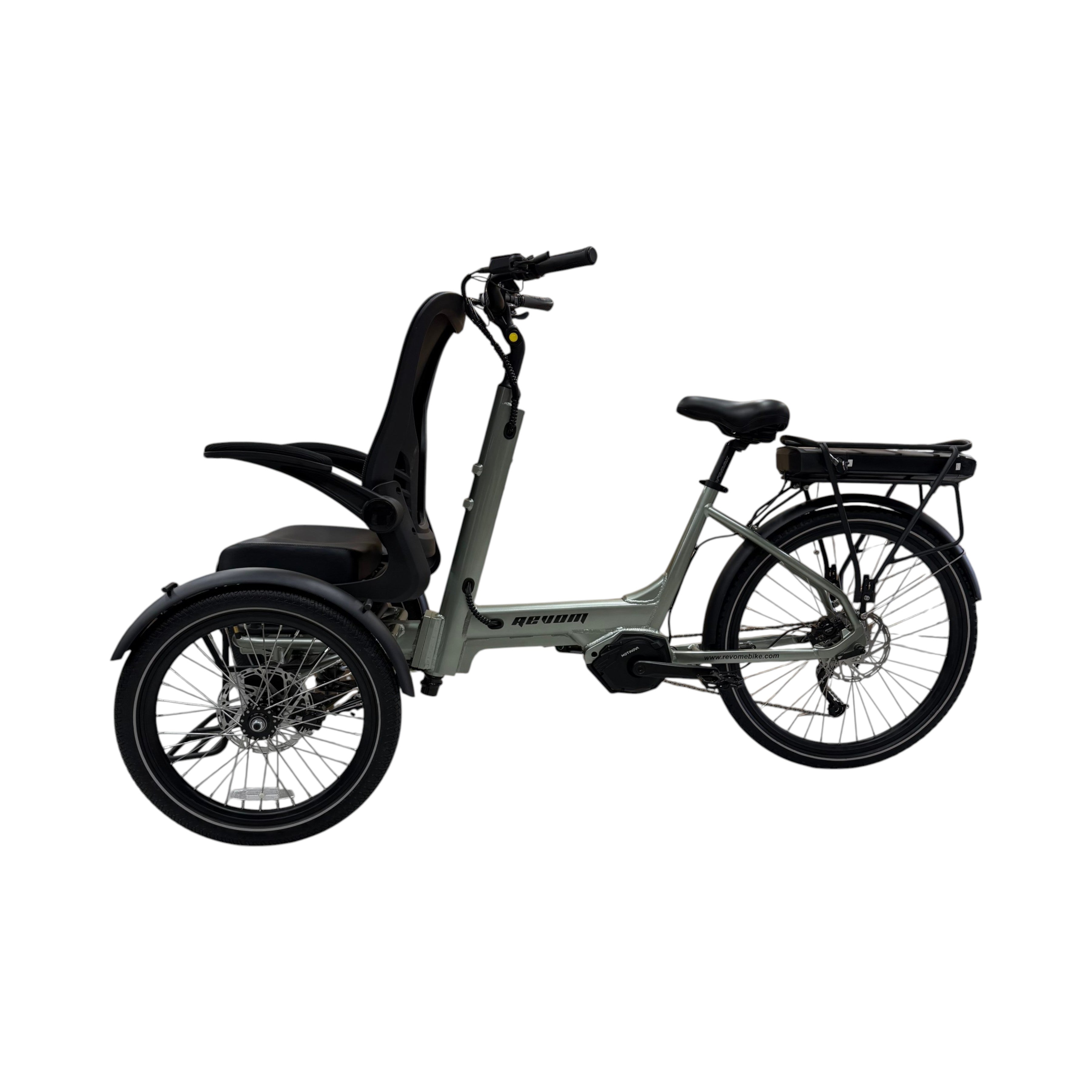 REVOM Mover T5 -Elektrische Driewieler - Met Passagierszit