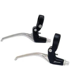 Saccon remgreep set L67 V-brake zwart/alu - AE-trading