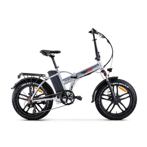 RKS RS III Pro - Elektrische Vouwfiets - Zilver - 20x4 inch - Accu 36V (10Ah) - 250W Motor - Shimano 7 Versnellingen - Mechanische Remmen - AE-trading