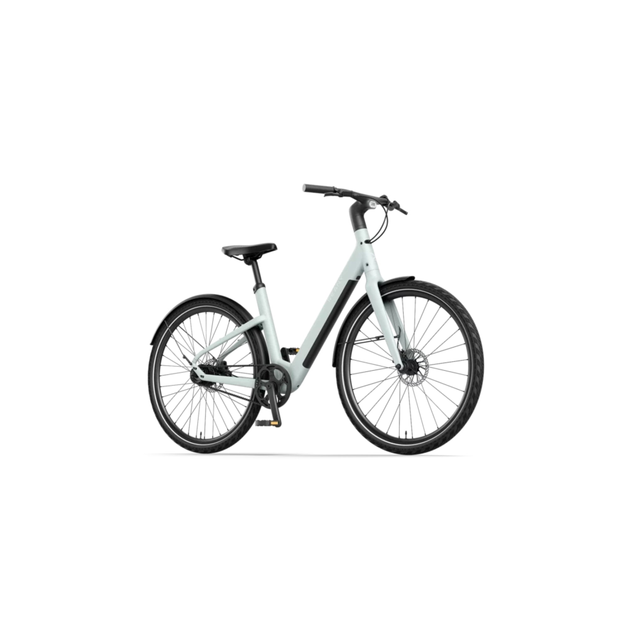 Reany V1 - Elektrische Fiets - IJsblauw - 28 inch - LG-Accu 360Wh - 250W (35Nm) Mivice Achterwielmotor - Belt Drive - Hydraulische Remmen - AE-trading