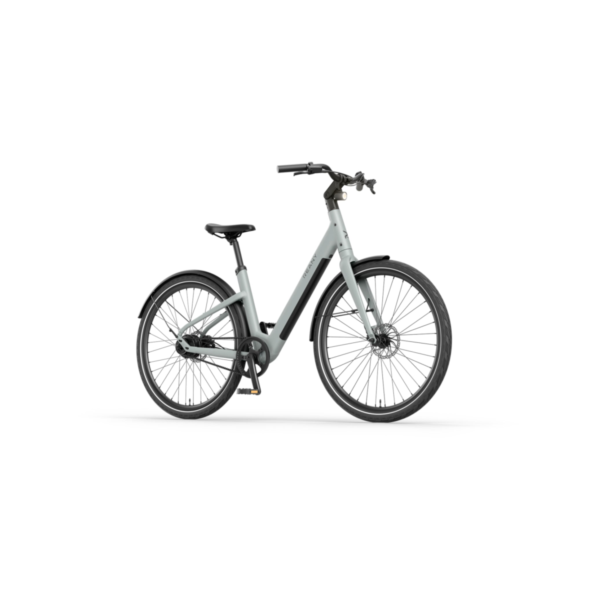 Reany V1 Vivo - Elektrische Fiets - Fris Grijs - 28 inch - LG-Accu 360Wh - 250W (38Nm) Achterwielmotor - Belt Drive - Hydraulische Remmen - AE-trading