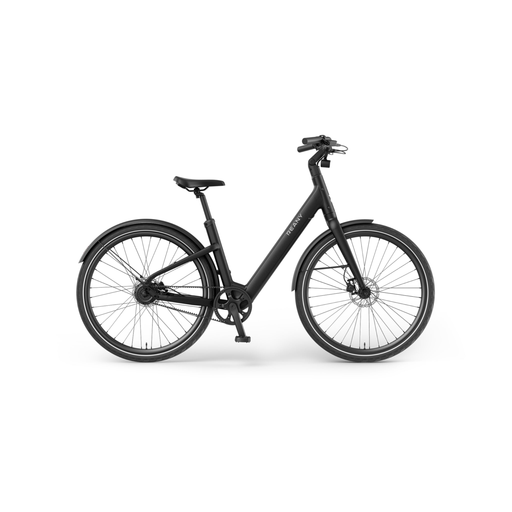 Reany V1 Vivo - Elektrische Fiets - Nachtzwart - 28 inch - LG-Accu 360Wh - 250W (38Nm) Achterwielmotor - Belt Drive - Hydraulische Remmen - AE-trading