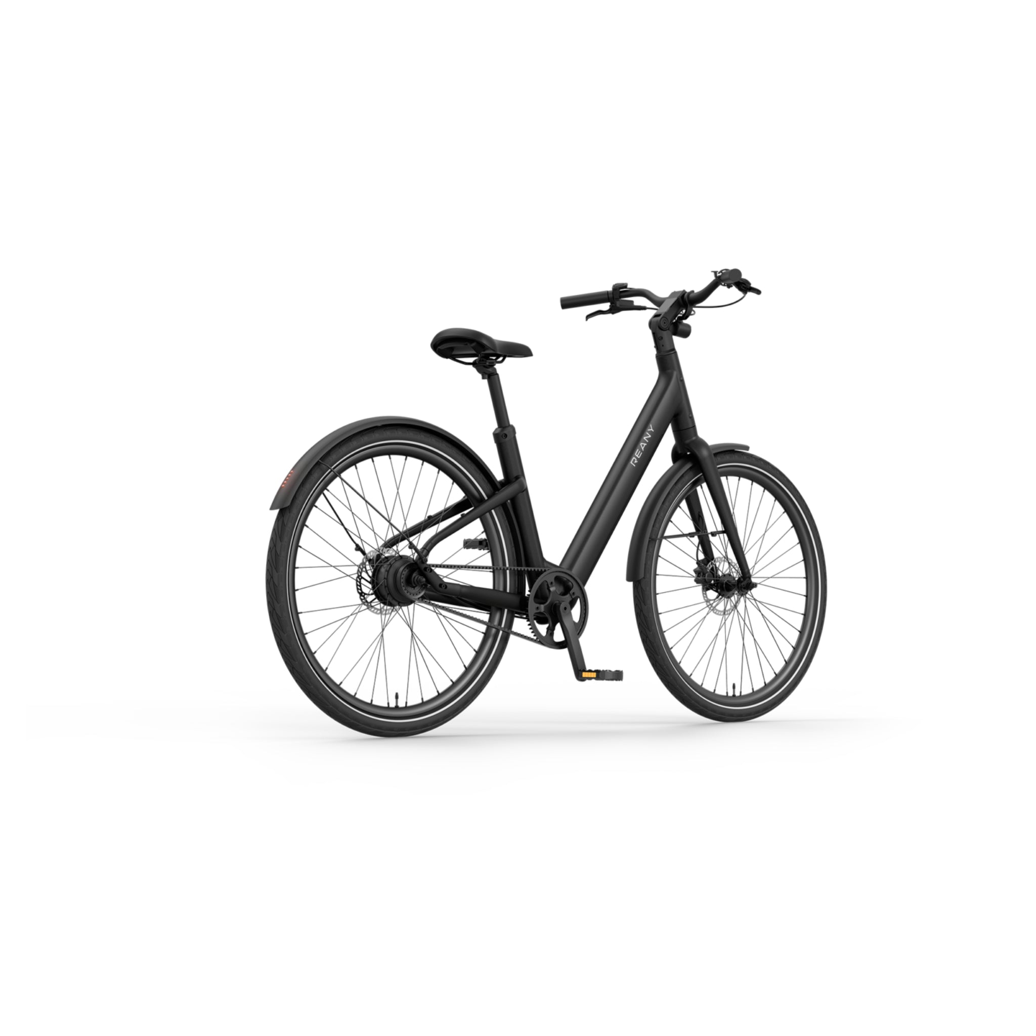 Reany V1 Vivo - Elektrische Fiets - Nachtzwart - 28 inch - LG-Accu 360Wh - 250W (38Nm) Achterwielmotor - Belt Drive - Hydraulische Remmen - AE-trading