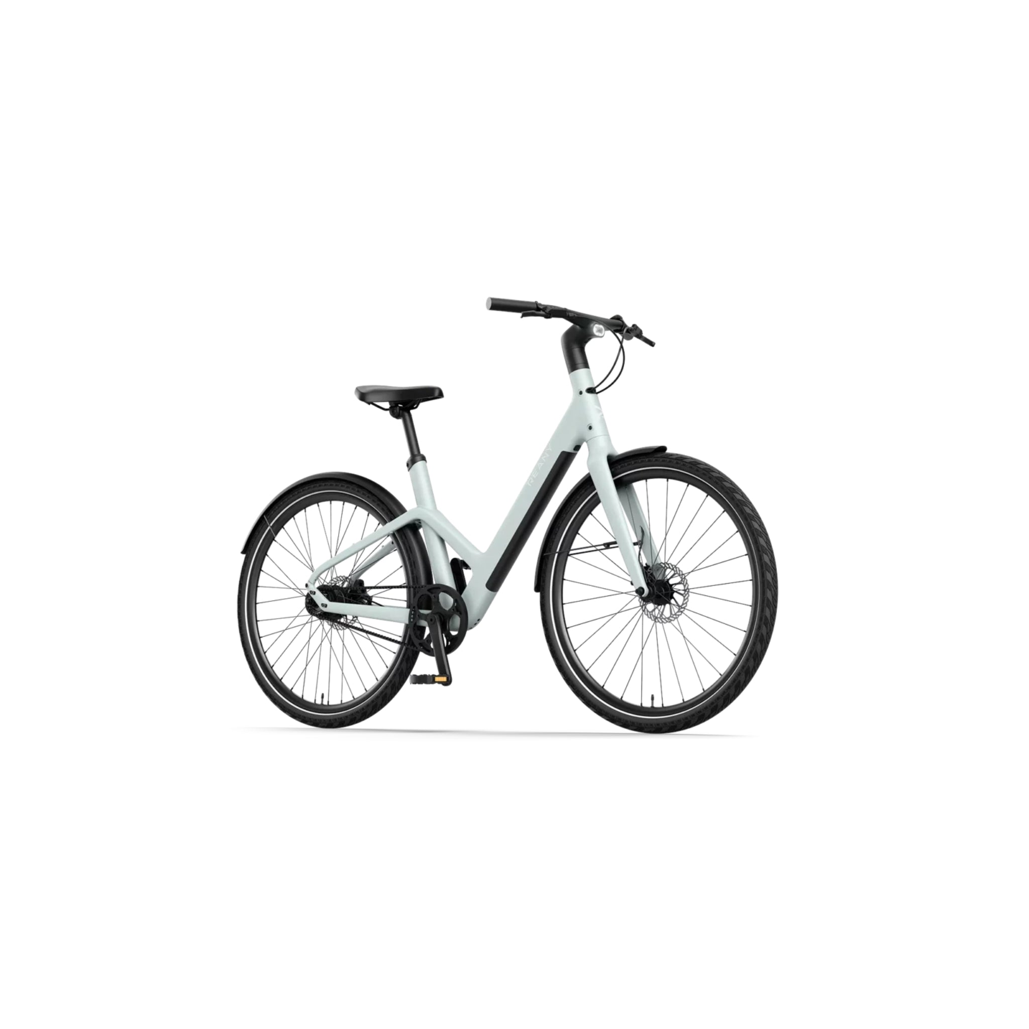 Reany W1 - Elektrische Fiets - IJsblauw - 28 inch - LG-Accu 360Wh - 250W (35Nm) Mivice Achterwielmotor - Belt Drive - Hydraulische Remmen - AE-trading