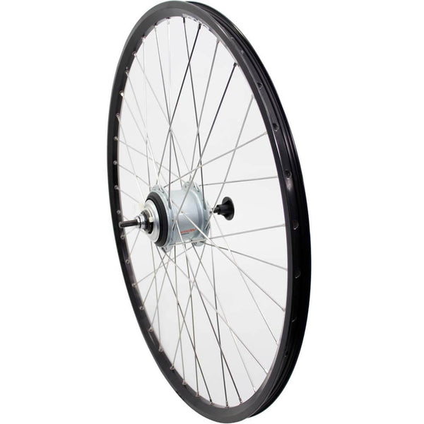 Roland achterwiel 28 Nexus 8 RB ZAC2000 zwart RVS spk - AE-trading