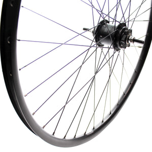 Roland achterwiel 28 SA A2K 2-speed Rival26 zwart RVS spk - AE-trading