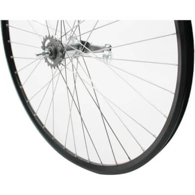 Roland achterwiel 28 Shimano RN ZAC2000 zwart RVS spk - AE-trading