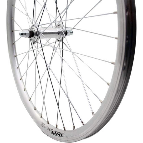 Roland voorwiel 24 x 1.75 vast Alu V-profil zilver zink spk - AE-trading
