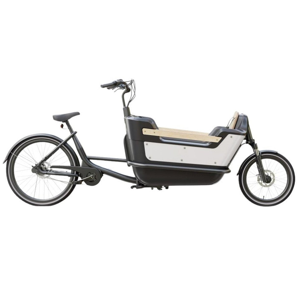 Royal Cargo Bike 2W Premium – Groen – Elektrische Bakfiets – 630Wh
