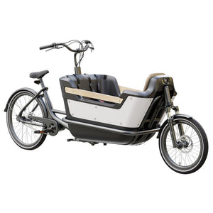 Royal Cargo Bike 2W Premium Plus – Taupe Grijs – 630Wh – Elektrische Bakfiets - AE-trading