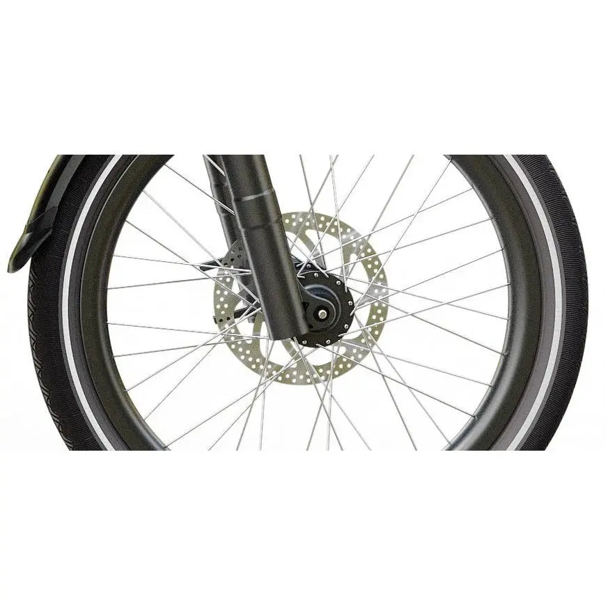 Royal Cargo Bike 2W Premium Plus – Taupe Grijs – 630Wh – Elektrische Bakfiets - AE-trading