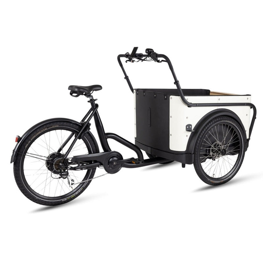 Royal Cargo Bike 3W Eco – Wit – Elektrische Bakfiets – 504Wh – Hydraulische Remmen - AE-trading