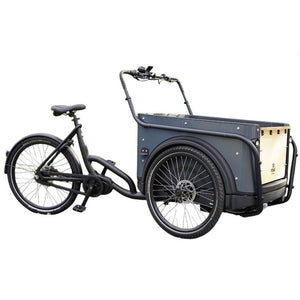 Royal Cargo Bike 3W Premium – Antraciet – Elektrische Bakfiets – 504Wh