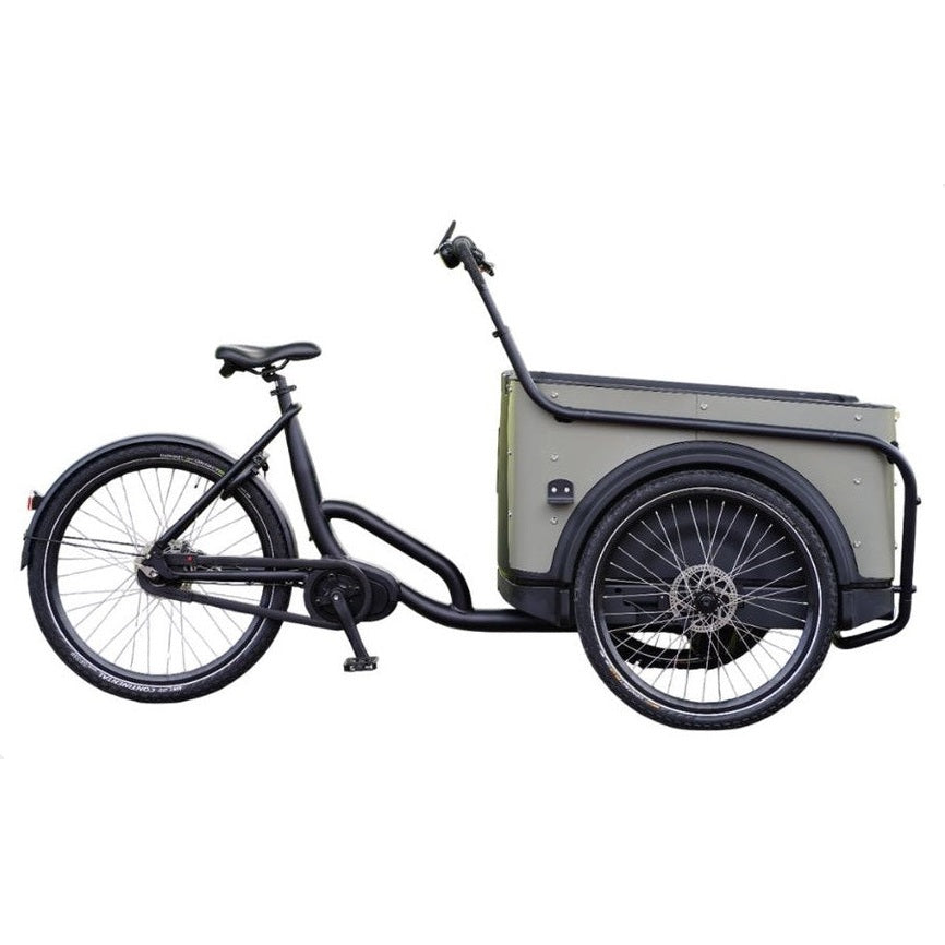 Royal Cargo Bike 3W Premium – Taupe – Elektrische Bakfiets – 504Wh