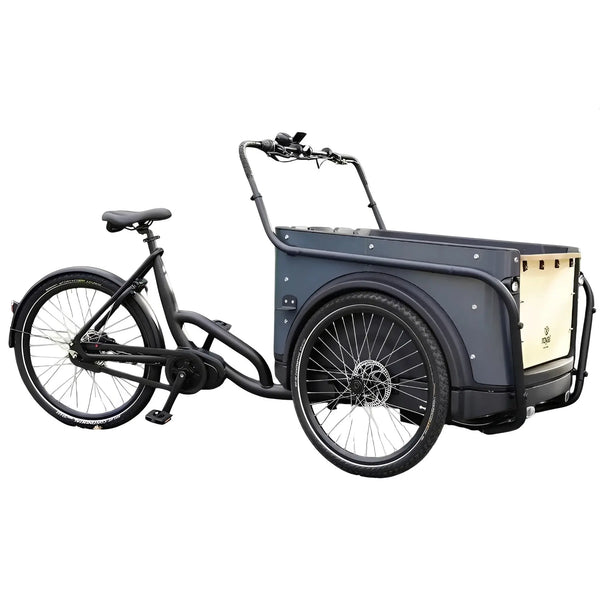 Royal Cargo Bike 3W Premium – Elektrische Bakfiets – Antraciet – 504Wh - AE-trading