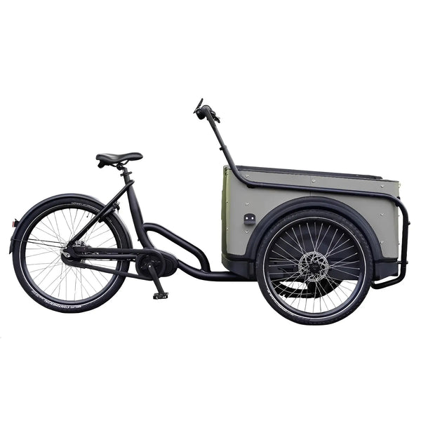 Royal Cargo Bike 3W Premium – Elektrische Bakfiets – Taupe – 630Wh - AE-trading