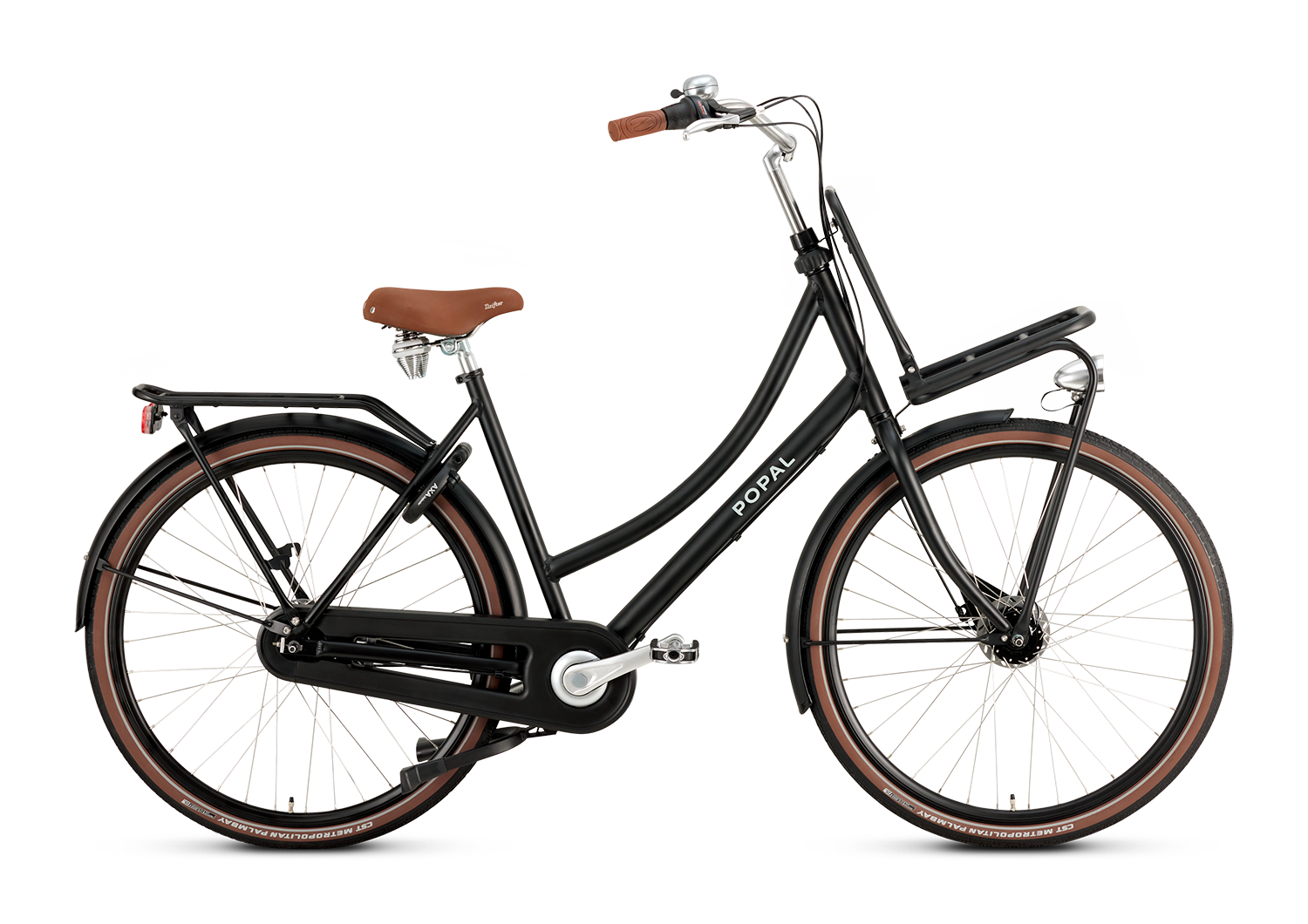 Popal Daily Dutch Prestige N7 RB Mat Zwart Aluminium Frame 7 Versnellingen - AE-trading