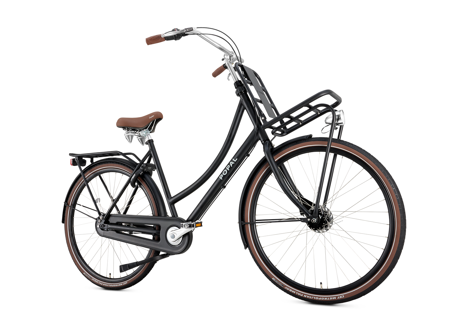 Popal Daily Dutch Prestige N7 RB Mat Zwart Aluminium Frame 7 Versnellingen - AE-trading