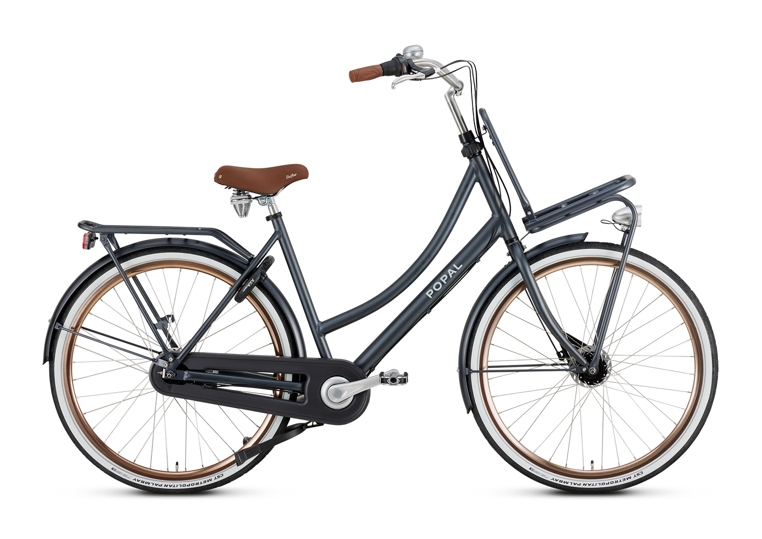 Popal Daily Dutch Prestige N7 RB Petrol Blue Aluminium Frame Met Zeven Versnellingen - AE-trading