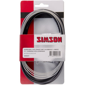Simson remkabel Nexus Rollerbrake br-im85/81/55/45 zwart - AE-trading