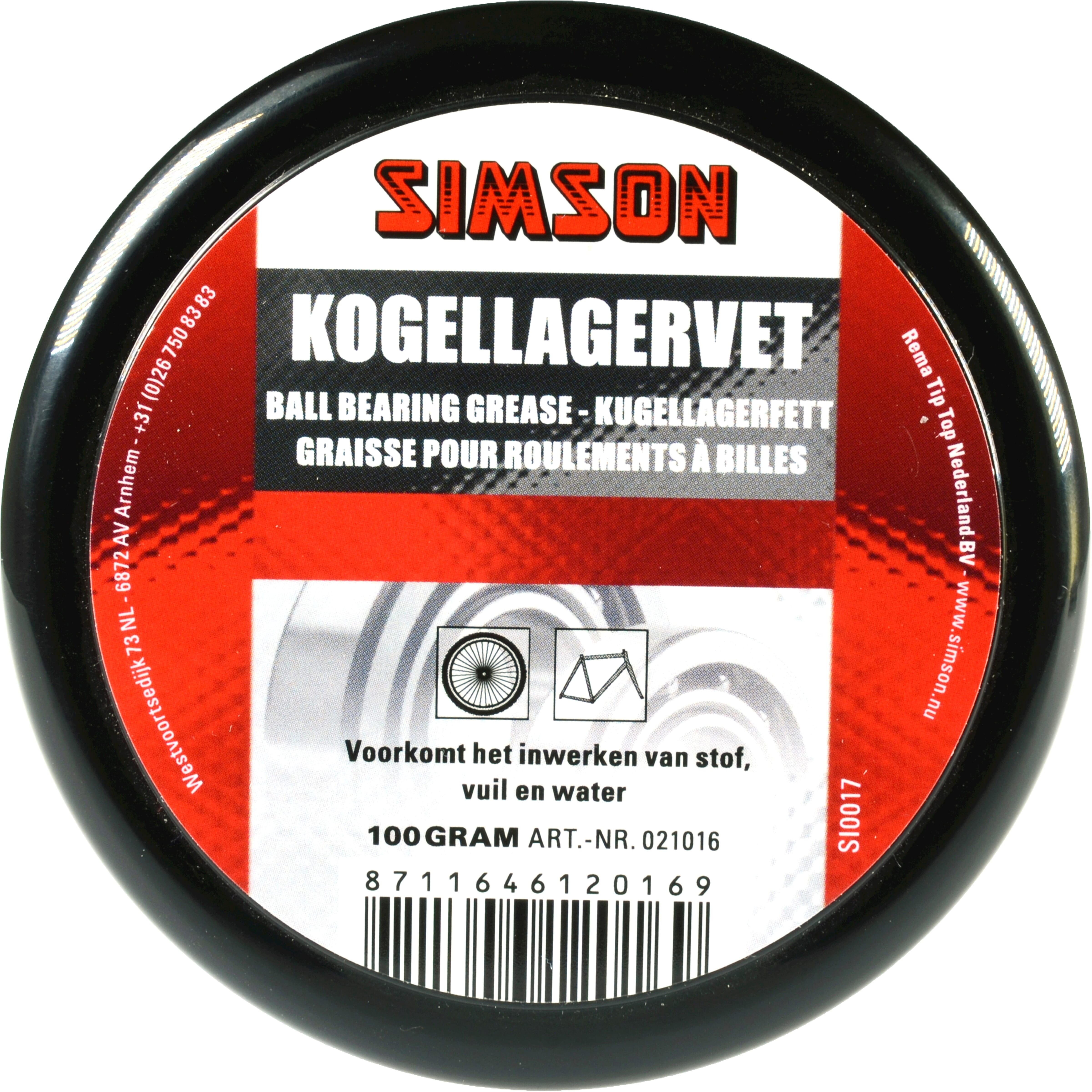 Simson kogellagervet 100gram - AE-trading