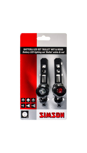 Simson verlichtingsset Bullit batterij - AE-trading
