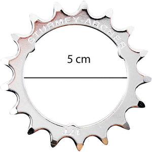 SA tandwiel 17t plat 1/8 C50 - AE-trading
