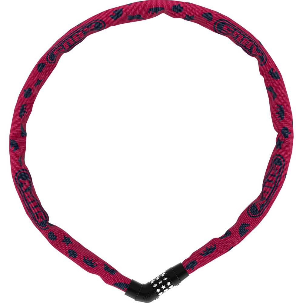 Abus kettingslot code 4804C/75 pink symbols - AE-trading