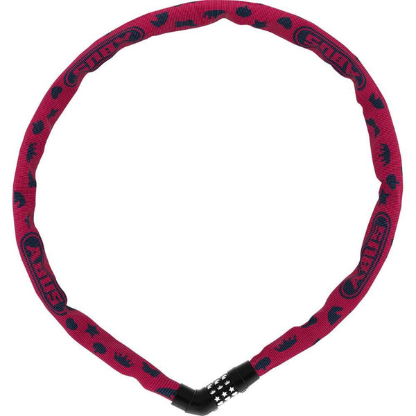 Abus kettingslot code 4804C/75 pink symbols - AE-trading
